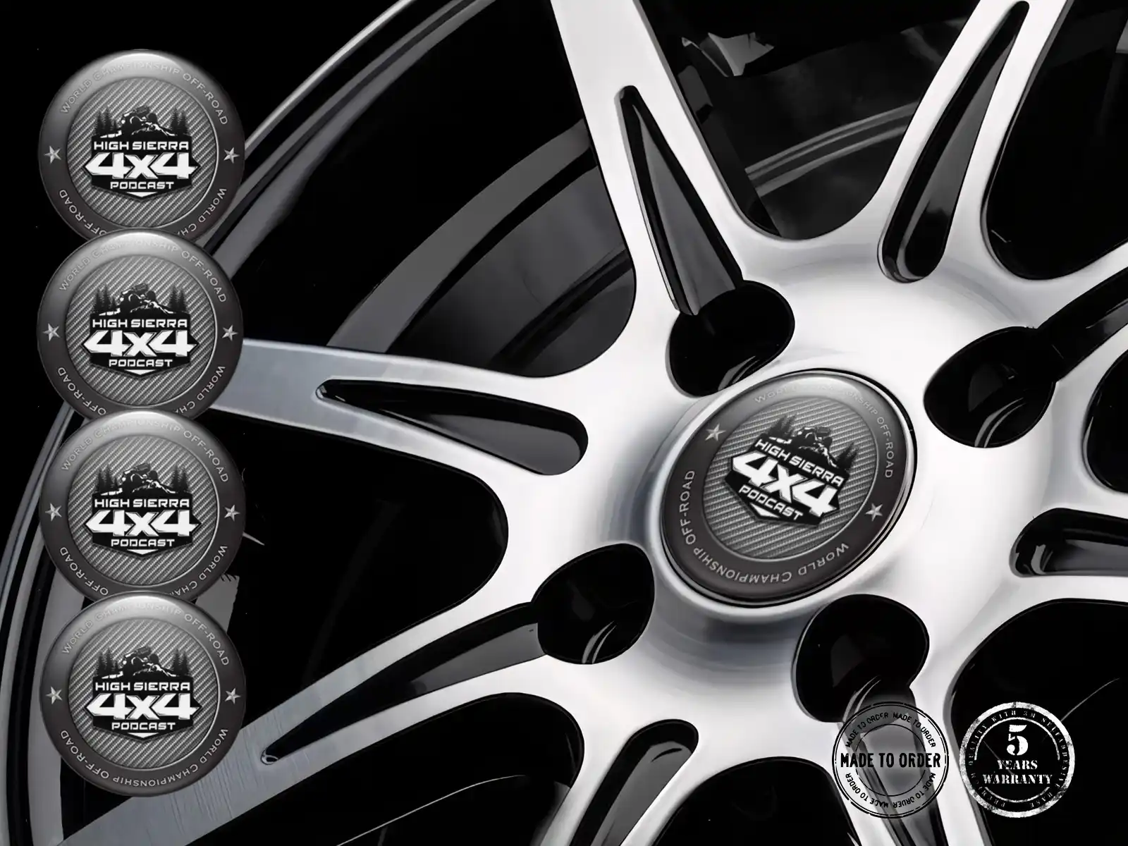 Rim Decals Logo Ultimate Thunderbolt Racing Surge